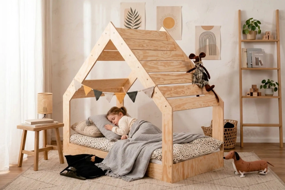 Łóżko domek czy klasyczne? Jak wybrać idealne łóżko dla przedszkolaka? Poradnik